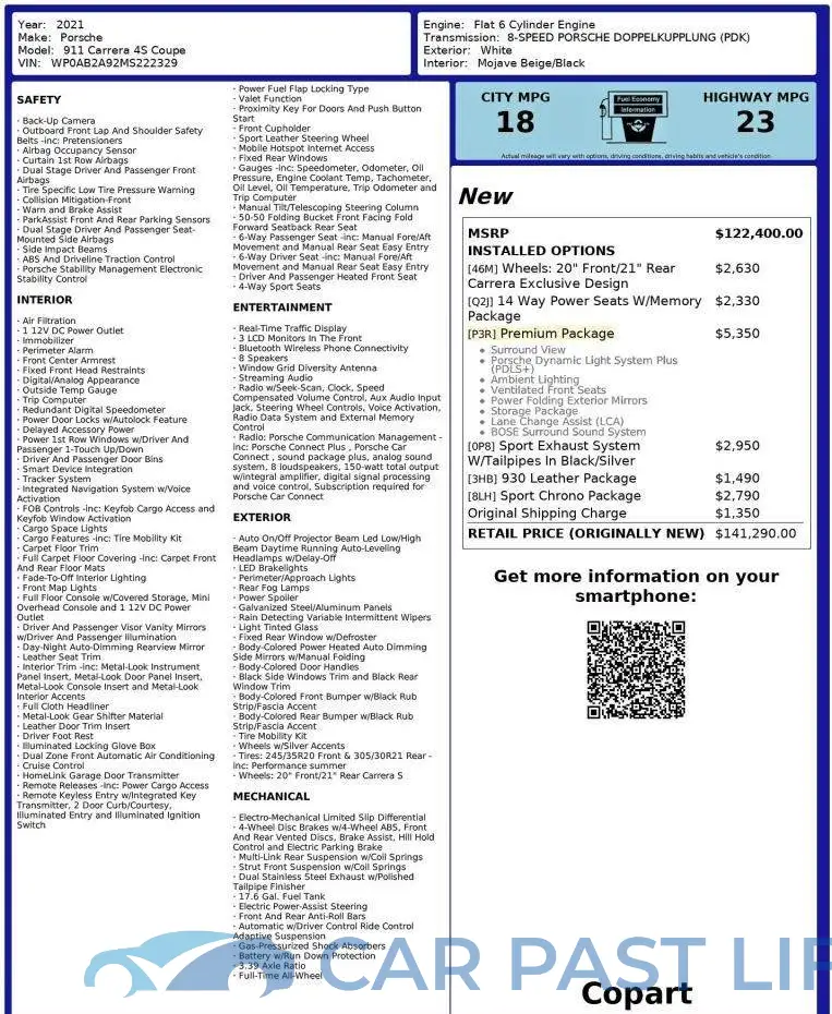 WP0AB2A92MS222329# 10