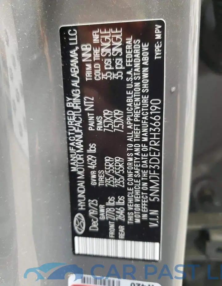 5NMJF3DE7RH366190# 14