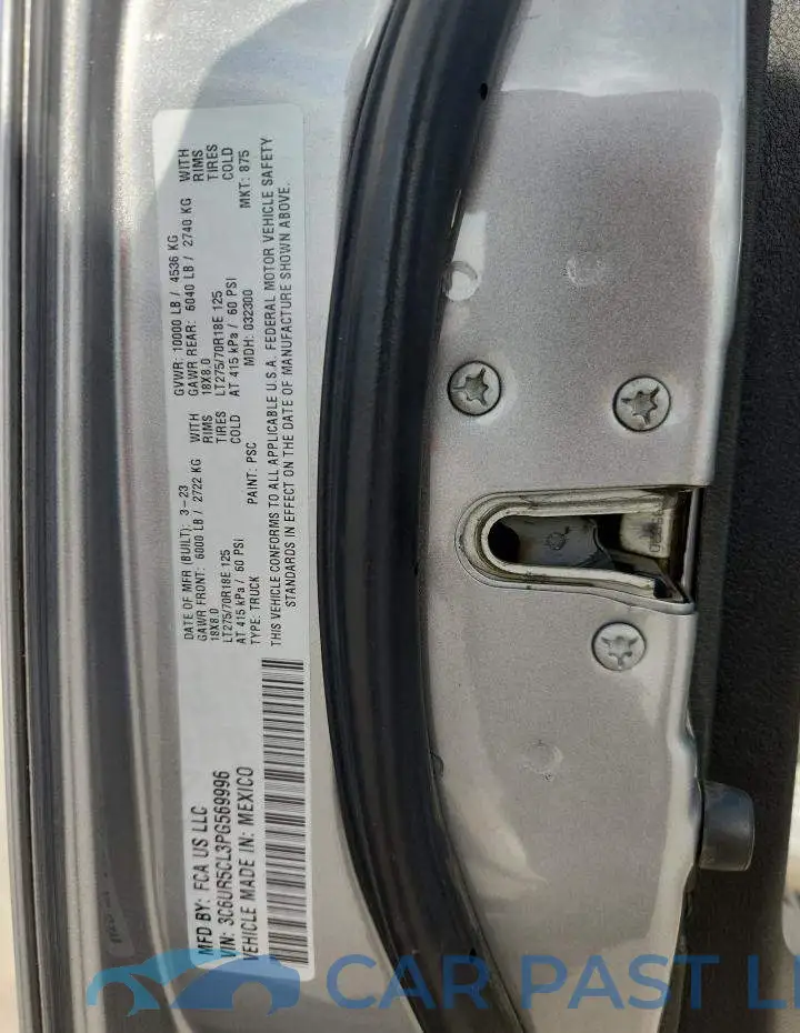 3C6UR5CL3PG569996# 14