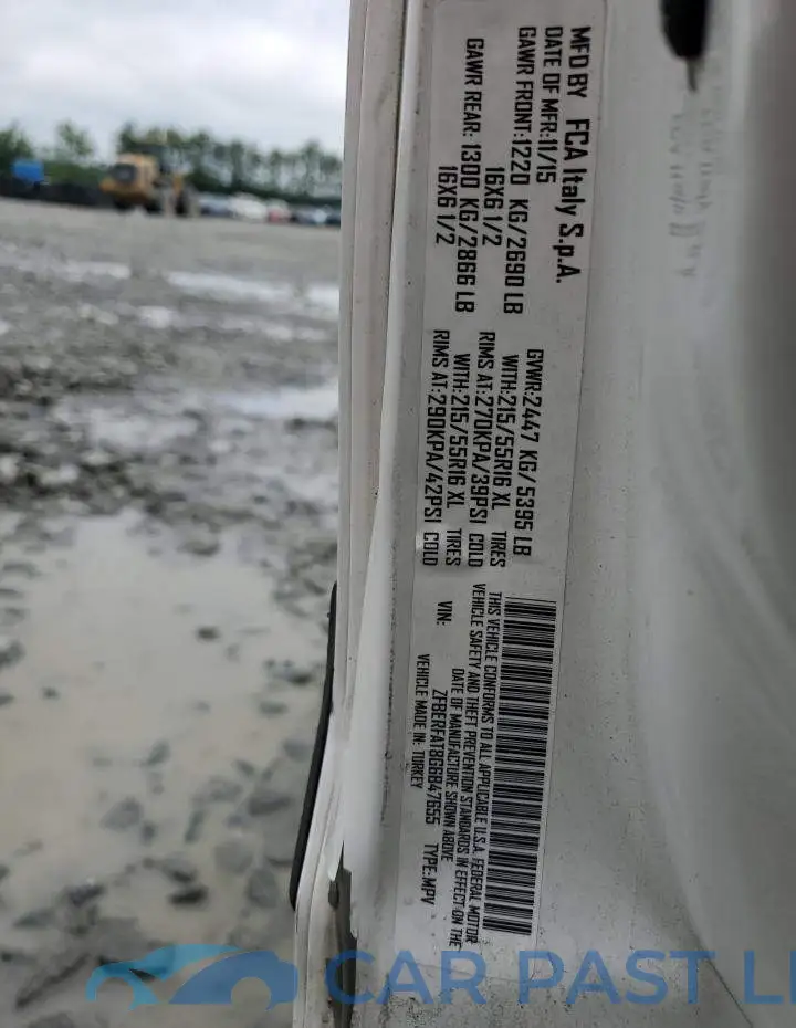 ZFBERFAT8G6B47655# 13
