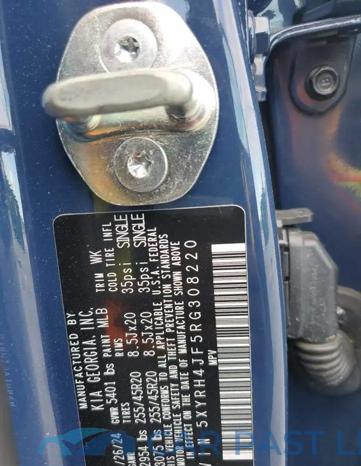 5XYRH4JF5RG308220# 14