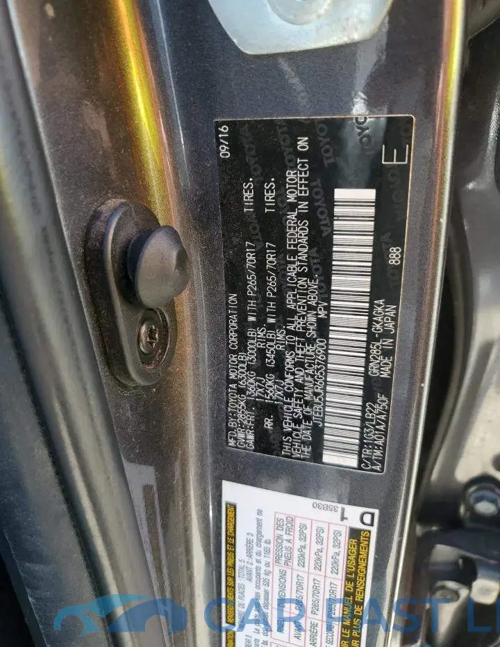 JTEBU5JR6G5376900# 14