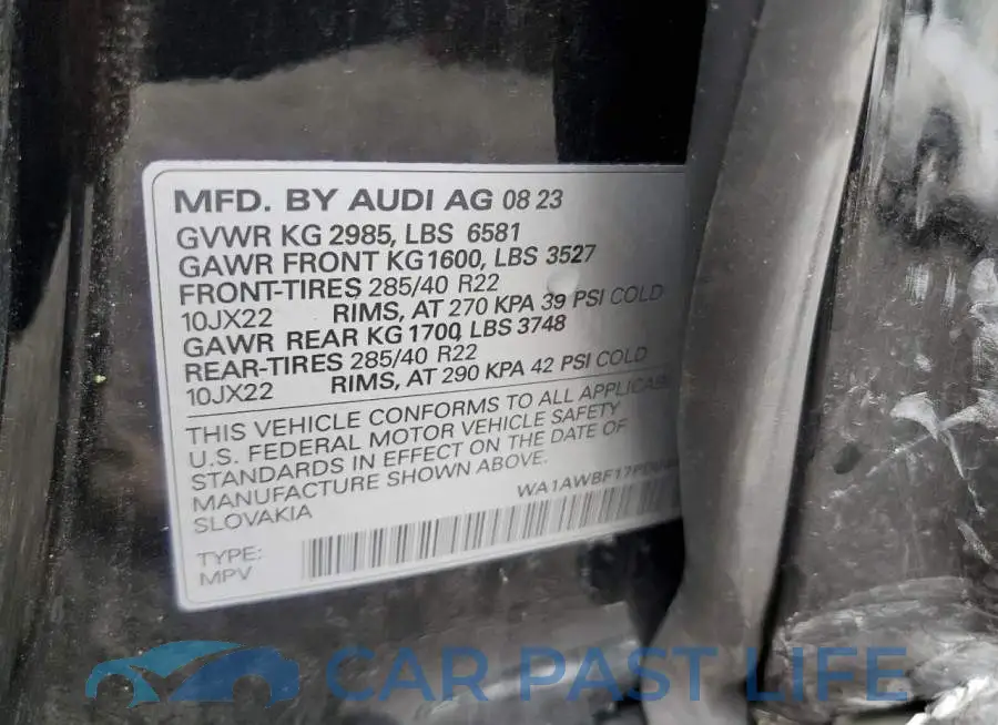 WA1AWBF17PD044797# 13
