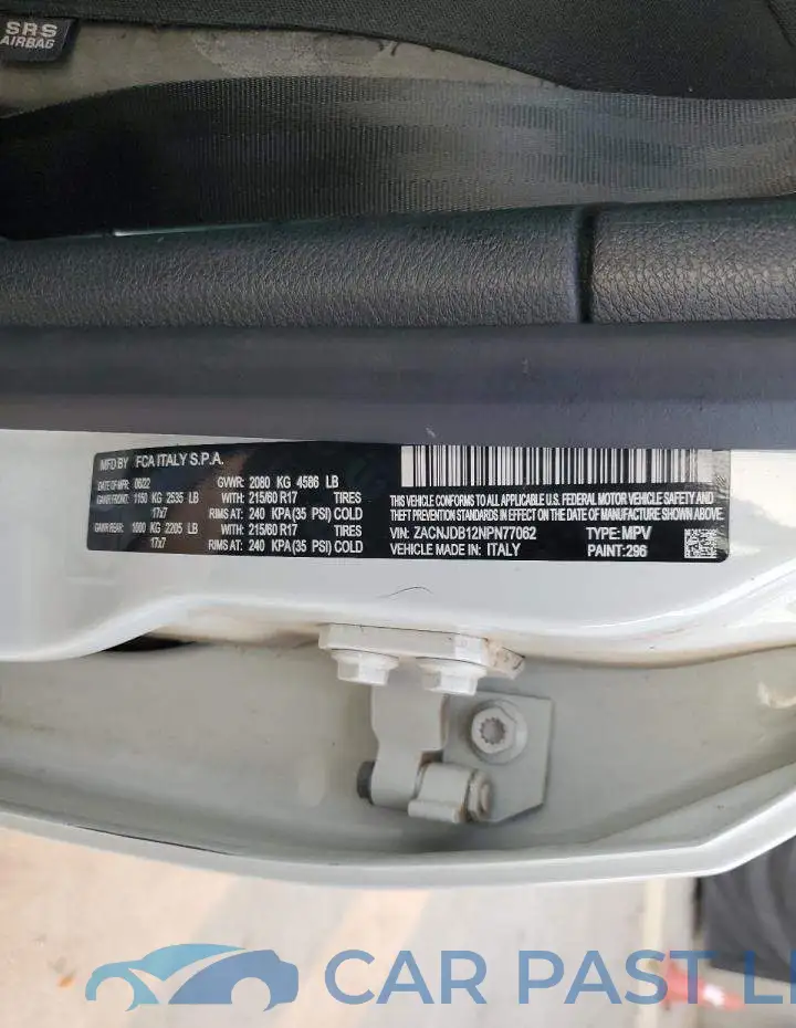 ZACNJDB12NPN77062# 13