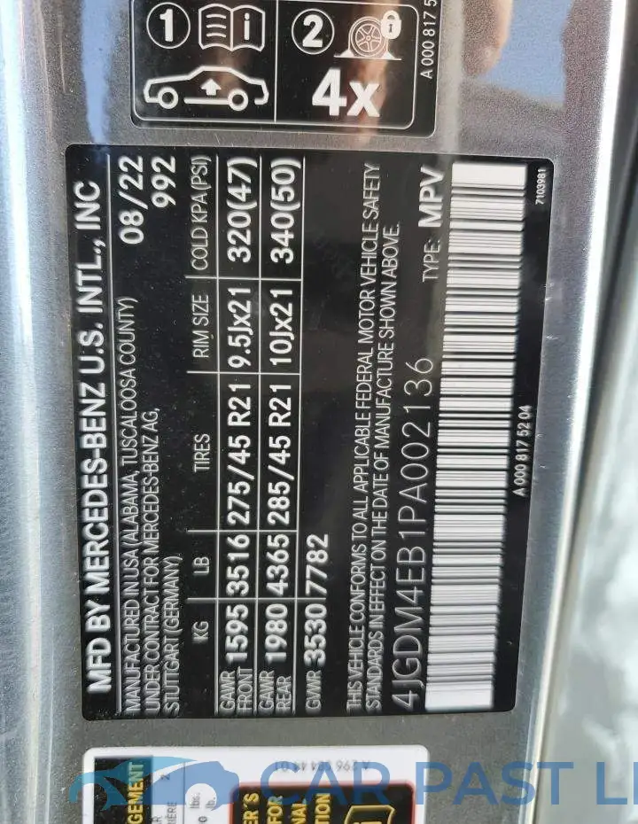 4JGDM4EB1PA002136# 12