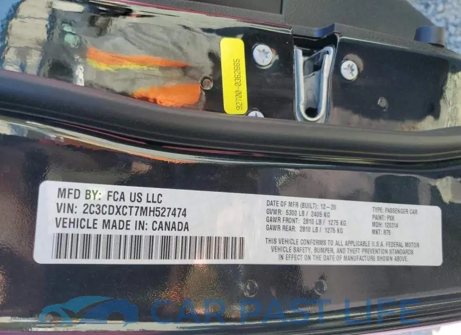 2C3CDXCT7MH527474# 13