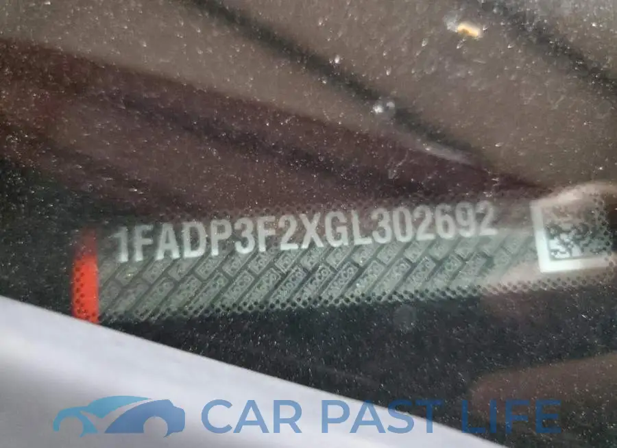1FADP3F2XGL302692# 12