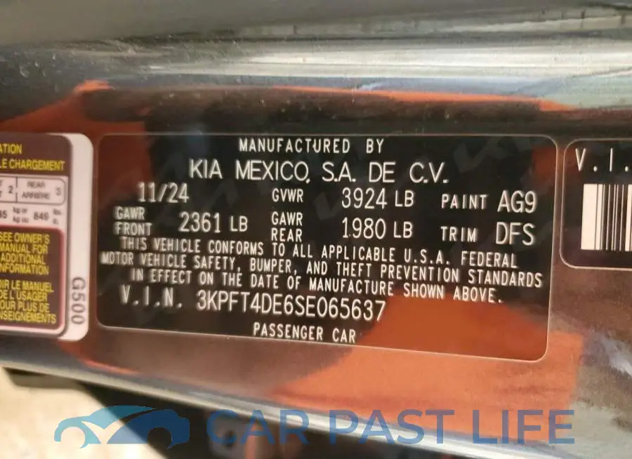 3KPFT4DE6SE065637# 12