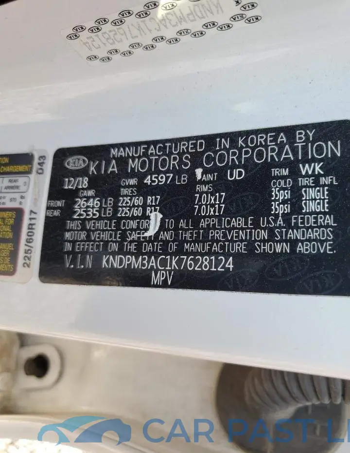 KNDPM3AC1K7628124# 13