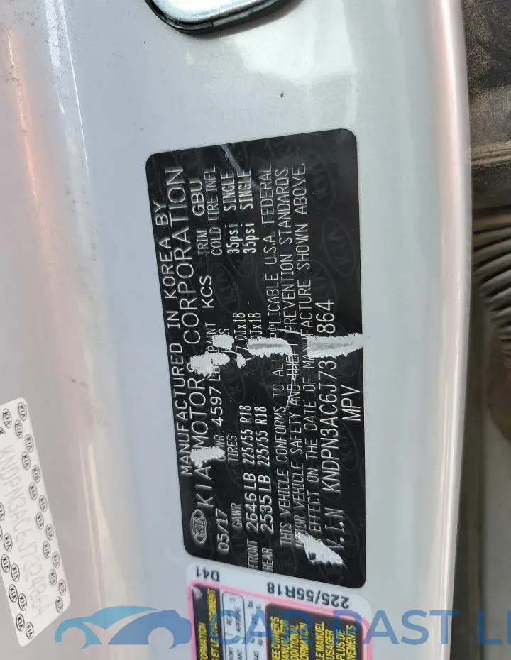 KNDPN3AC6J7324864# 13