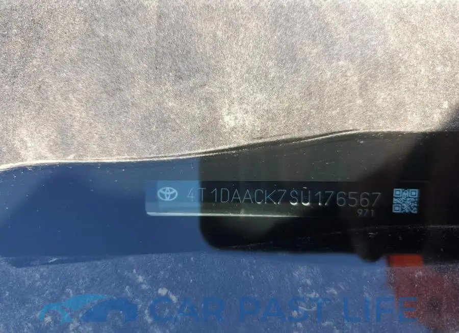 4T1DAACK7SU176567# 12