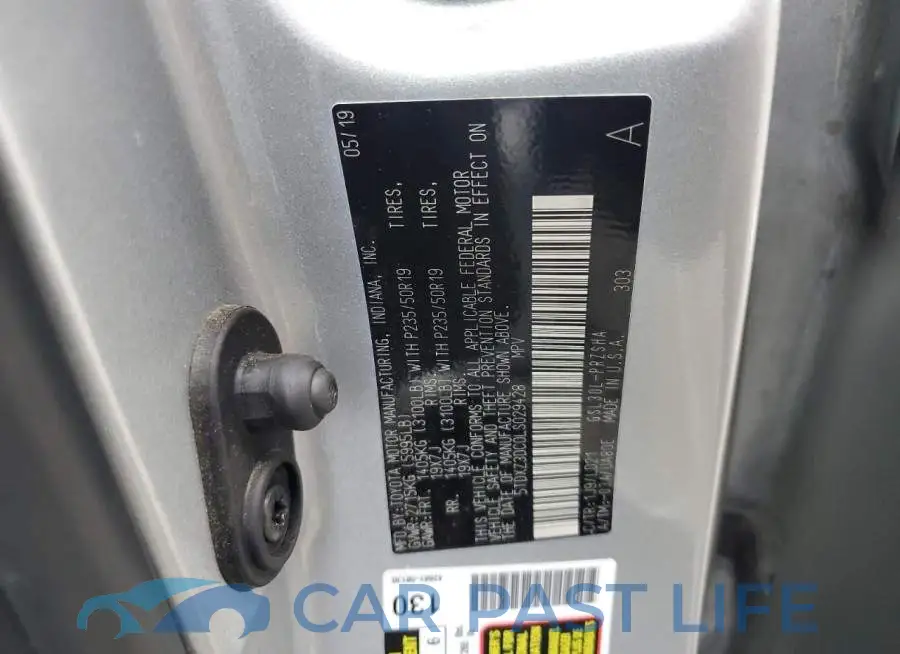 5TDXZ3DC0LS029428# 12