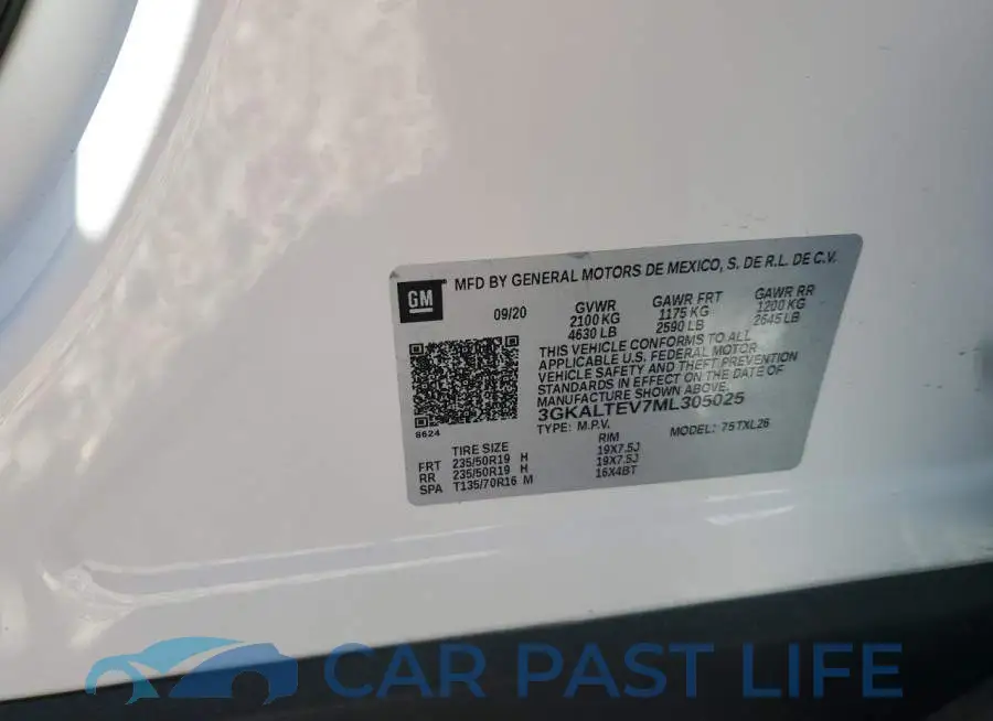 3GKALTEV7ML305025# 13