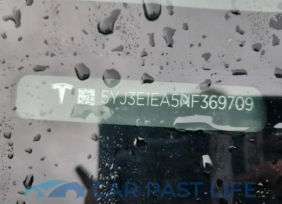 5YJ3E1EA5NF369709# 12