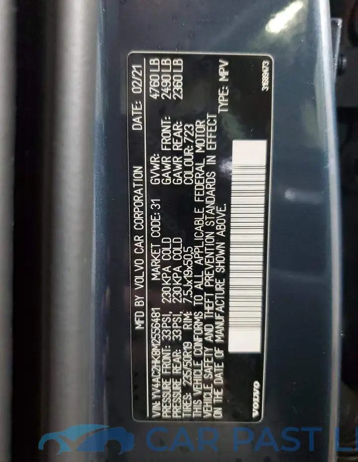YV4AC2HK8M2556481# 14