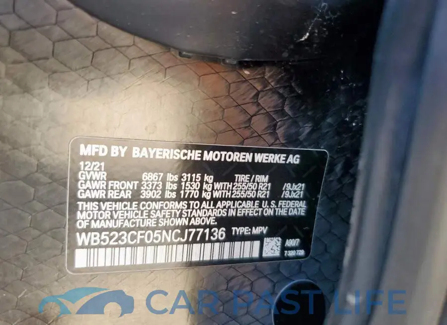 WB523CF05NCJ77136# 12
