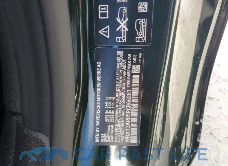 WBA13AR05RCR66261# 12