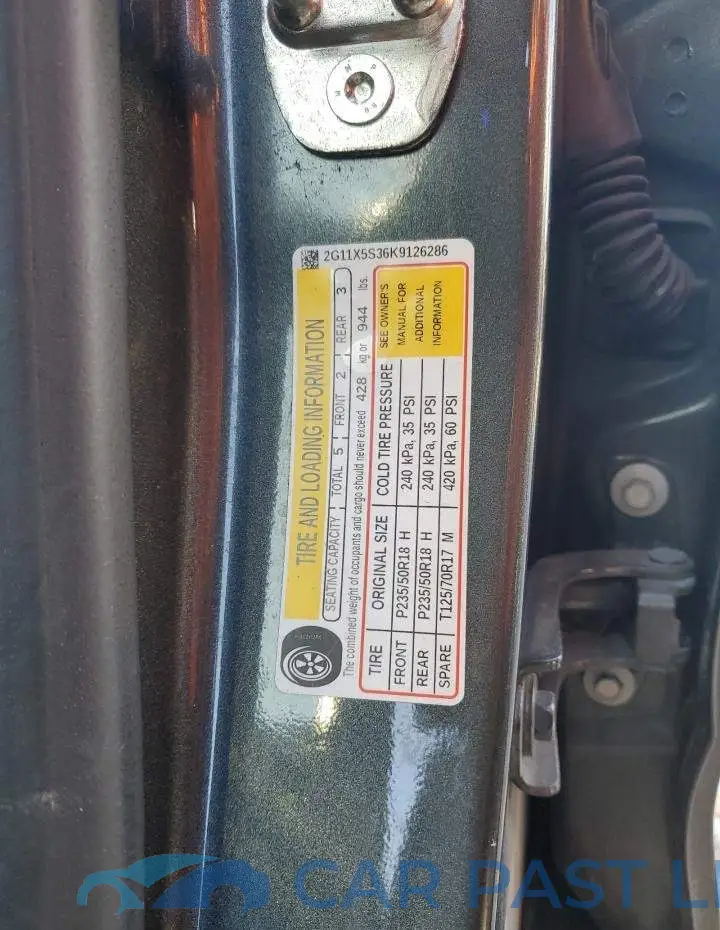 2G11X5S36K9126286# 12