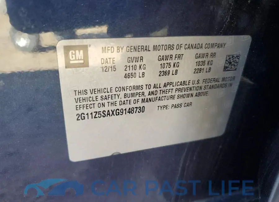 2G11Z5SAXG9148730# 12