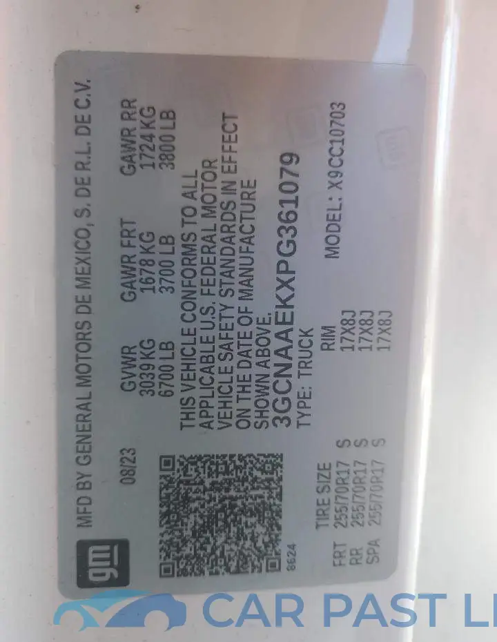 3GCNAAEKXPG361079# 12