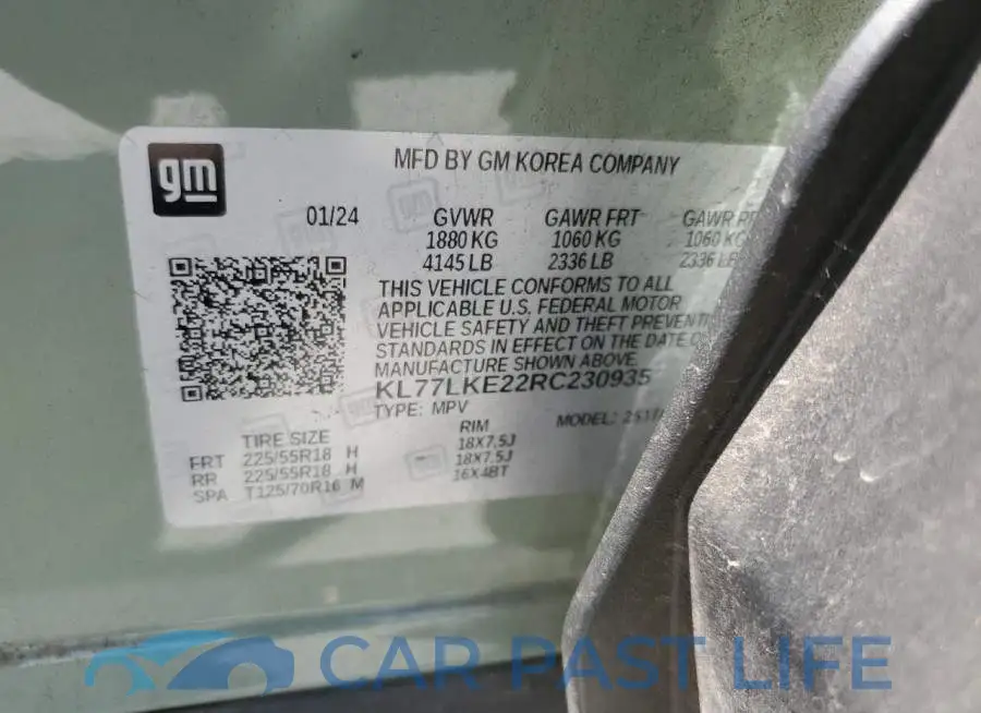 KL77LKE22RC230935# 13