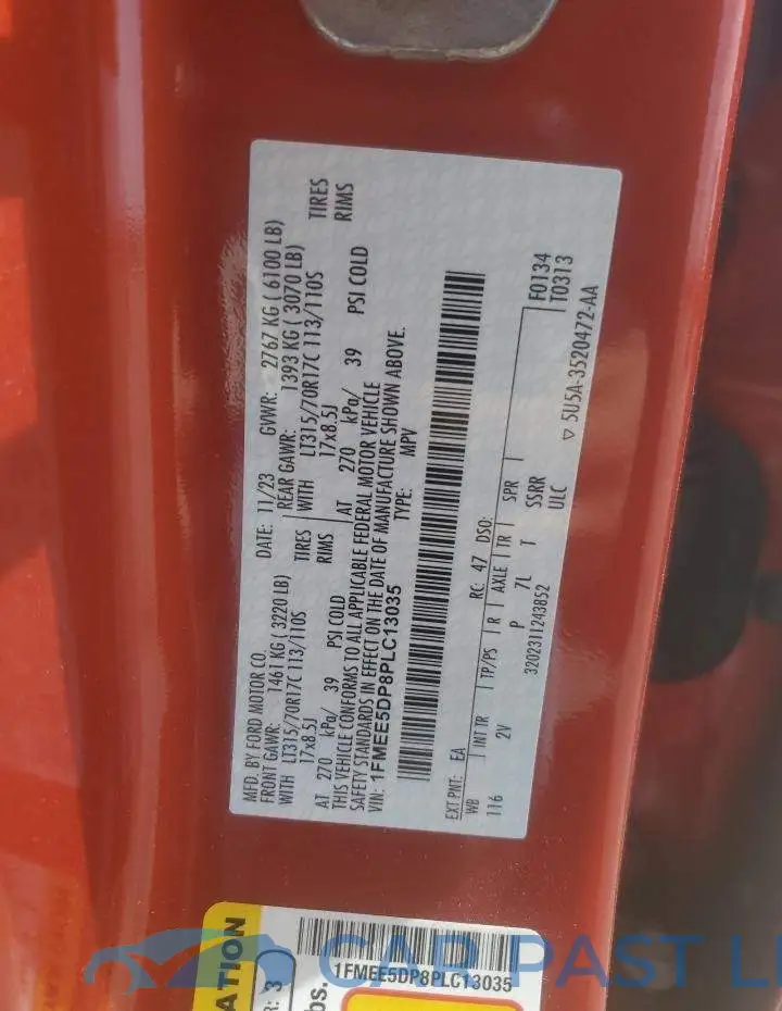 1FMEE5DP8PLC13035# 13