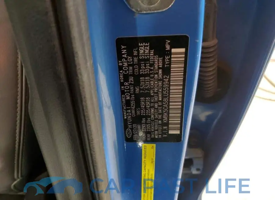 KM8K5CA58LU559942# 13