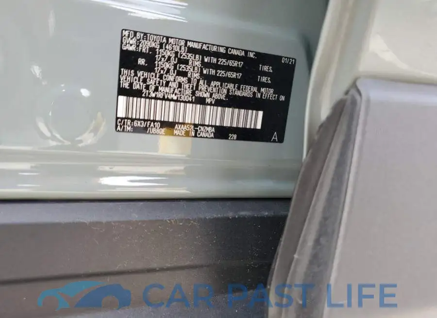 2T3W1RFV4MW130041# 14