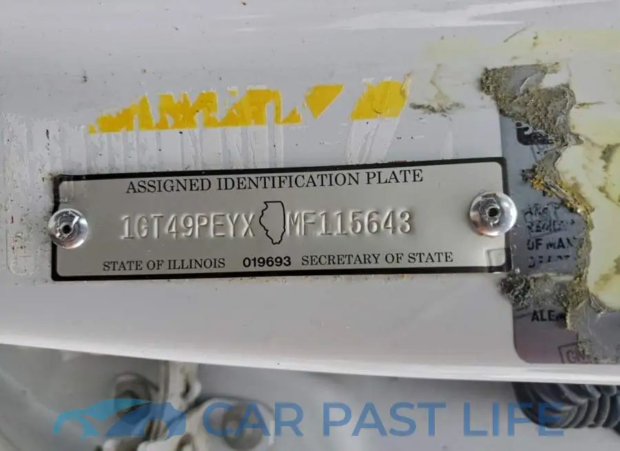 1GT49PEYXMF115643# 12
