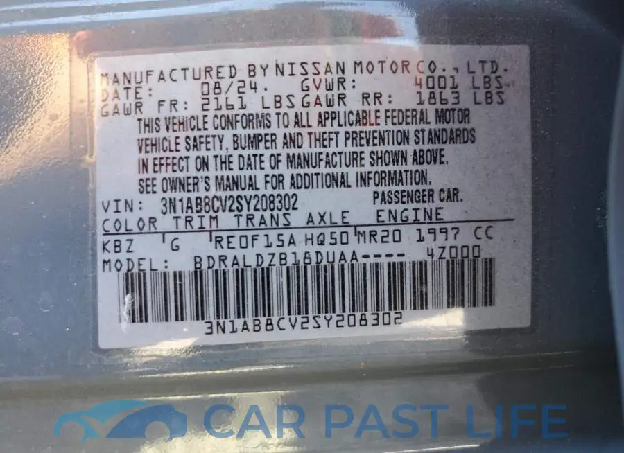 3N1AB8CV2SY208302# 13