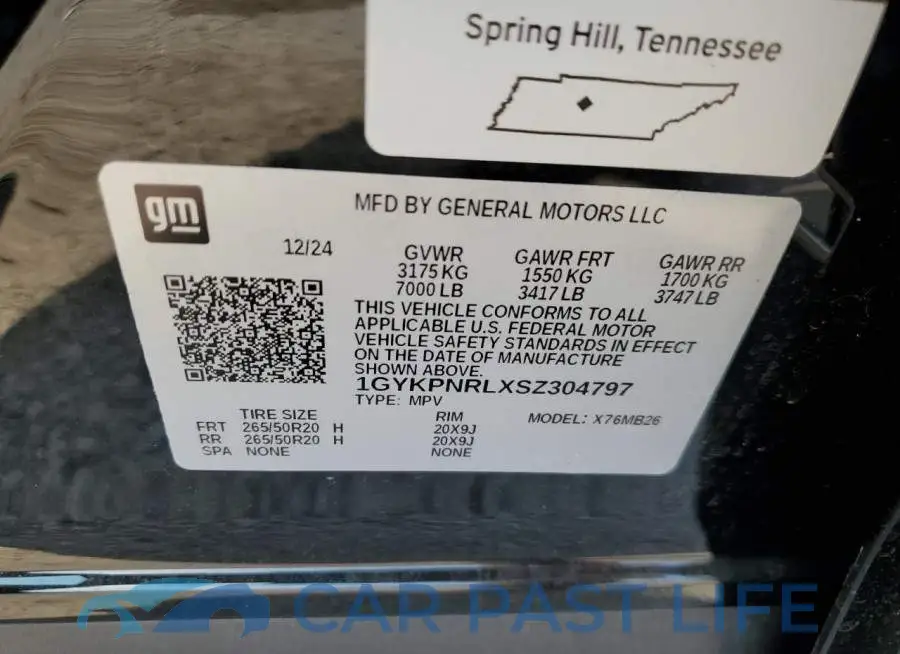 1GYKPNRLXSZ304797# 13