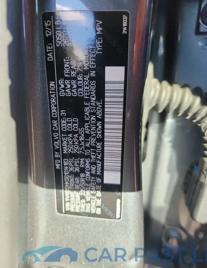 YV4612HK0G1014183# 13