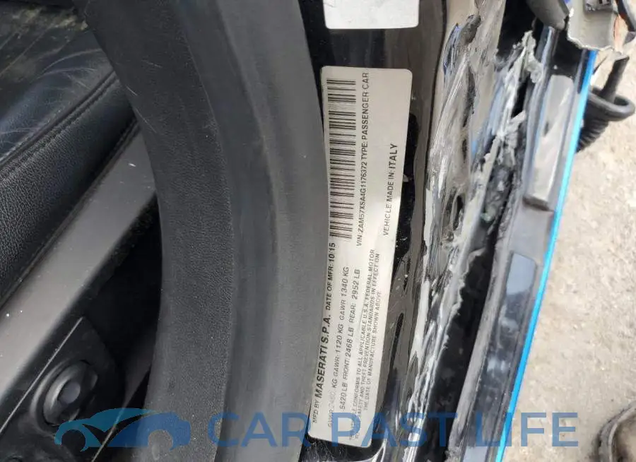 ZAM57XSA4G1176372# 12