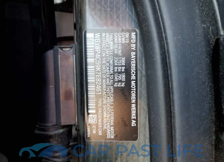 WBY8P4C59K7E82461# 12