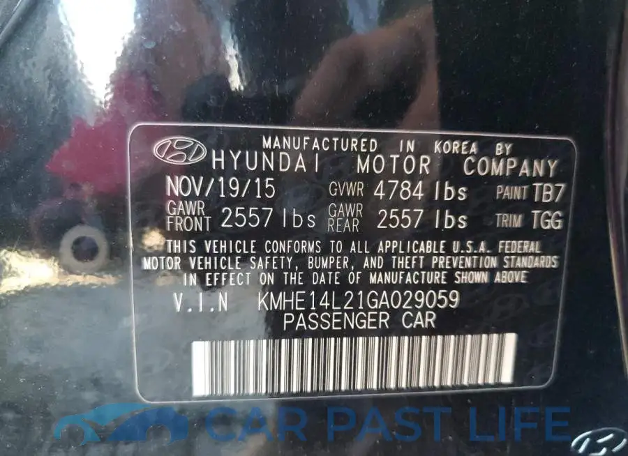 KMHE14L21GA029059# 13