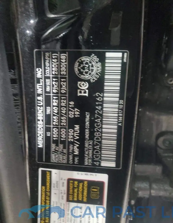 4JGDA7DB2GA724162# 13