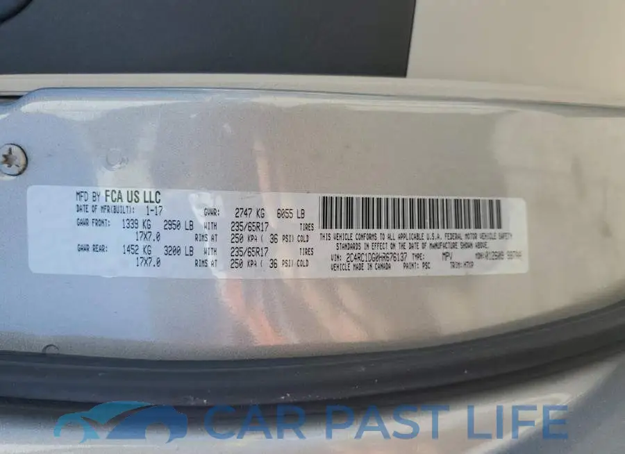 2C4RC1DG0HR676137# 13