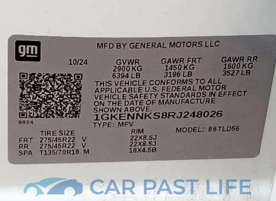 1GKENNKS8RJ248026# 13