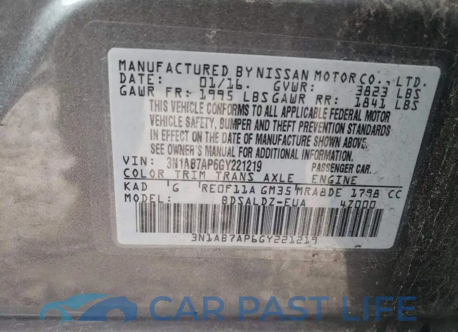 3N1AB7AP6GY221219# 12