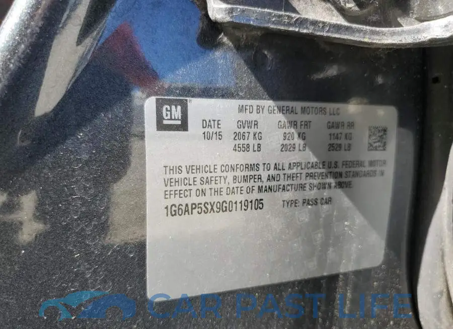 1G6AP5SX9G0119105# 12