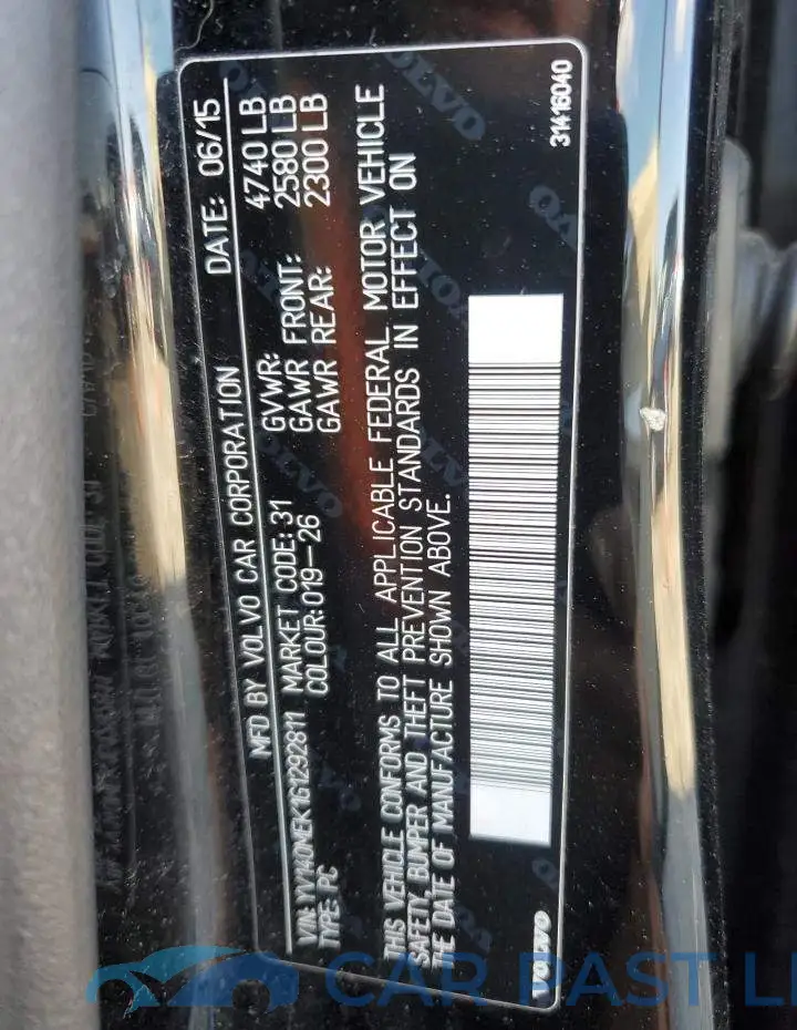 YV140MEK1G1292811# 13
