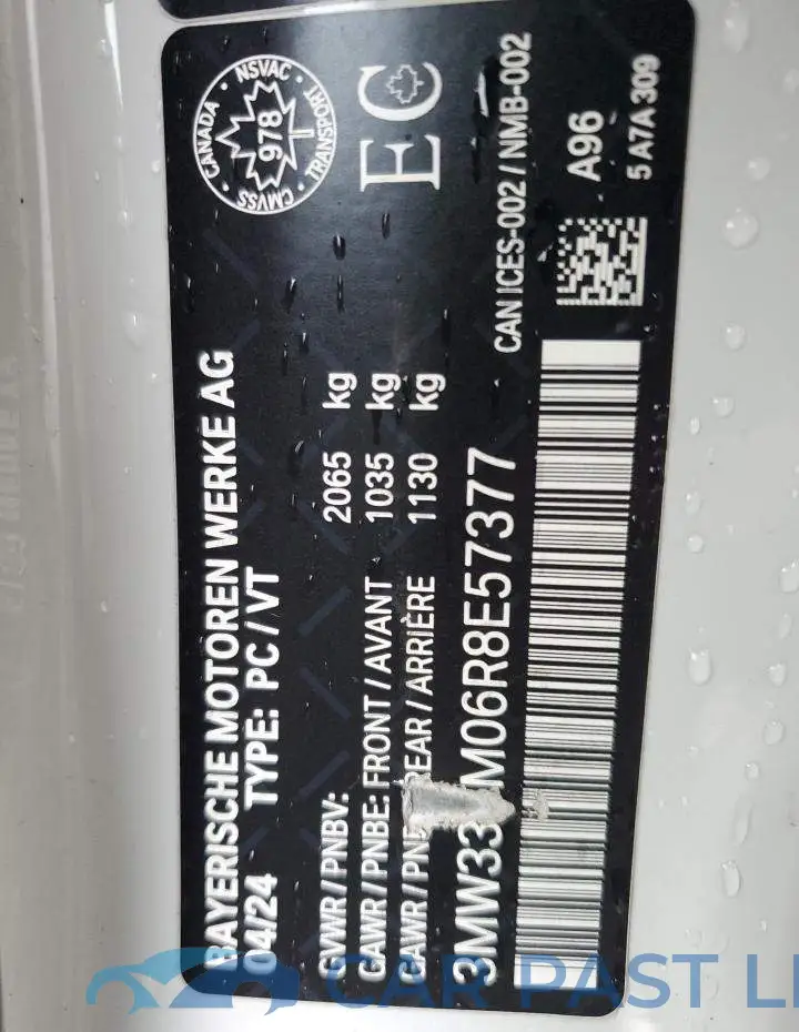 3MW33CM06R8E57377# 11