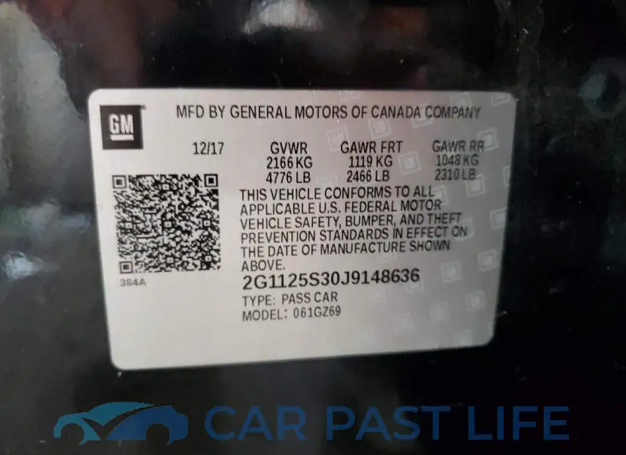 2G1125S30J9148636# 12