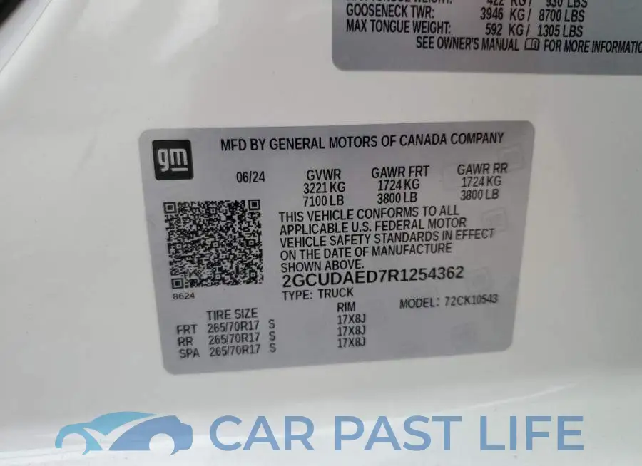 2GCUDAED7R1254362# 13