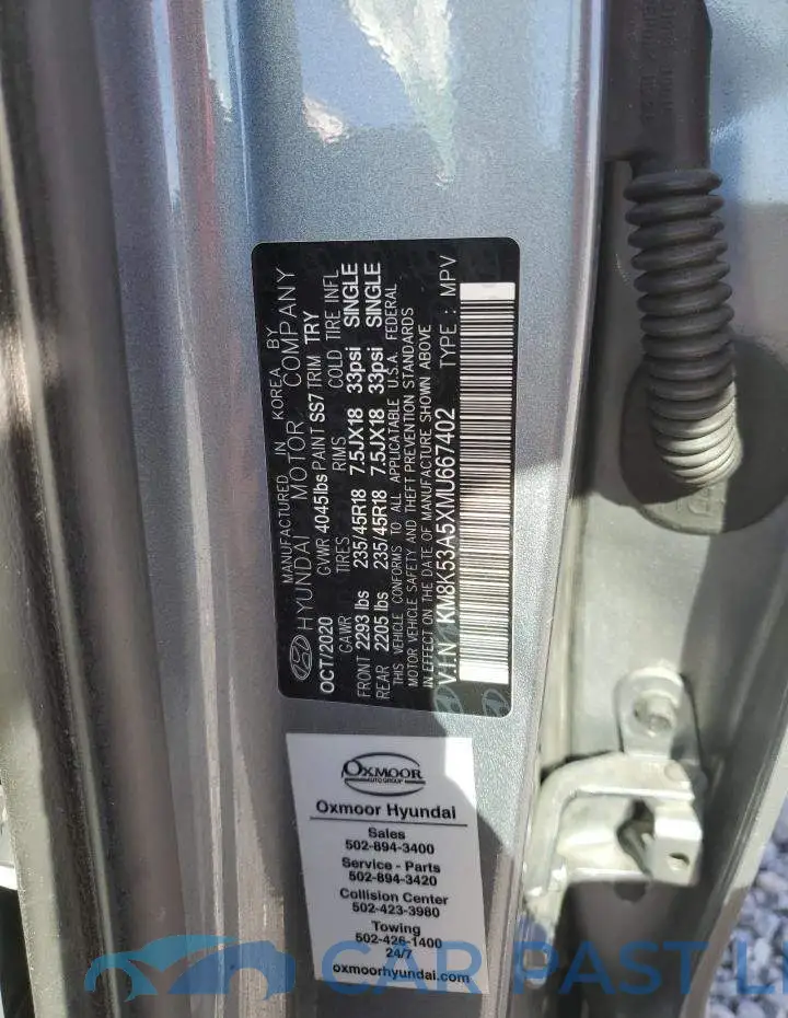KM8K53A5XMU667402# 13