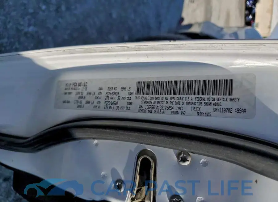 1C6RR6LM1GS175054# 12