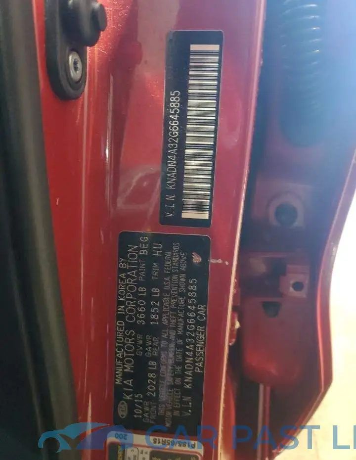 KNADN4A32G6645885# 12