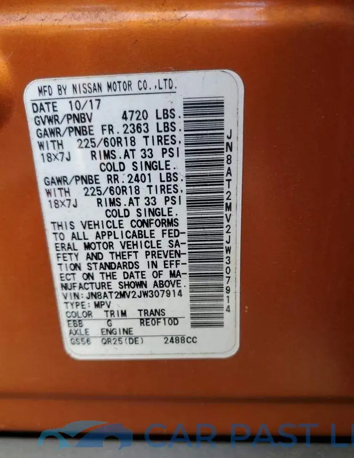 JN8AT2MV2JW307914# 13