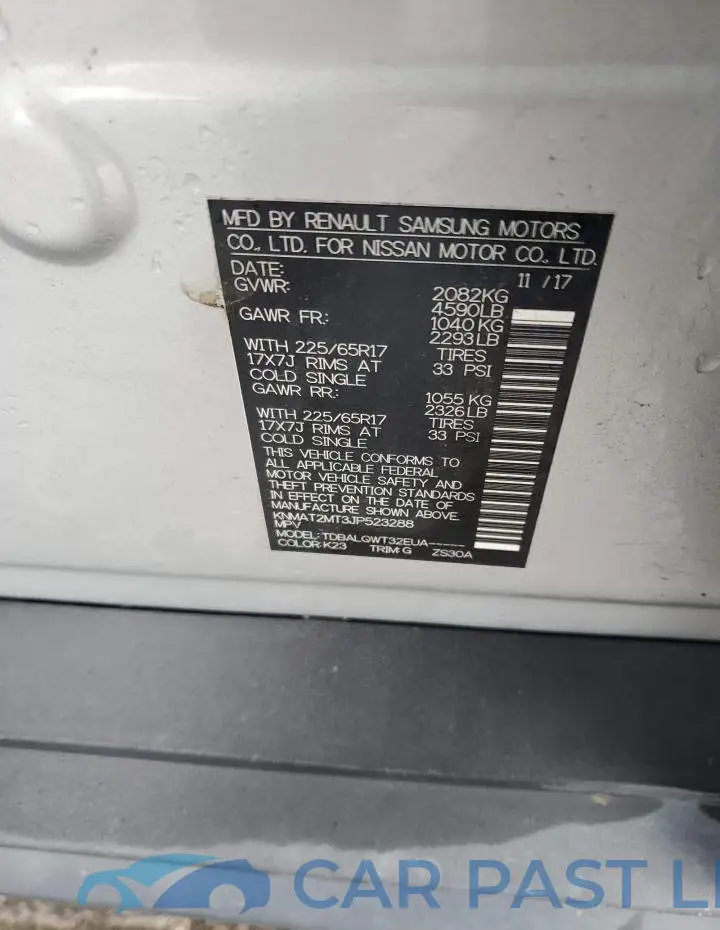 KNMAT2MT3JP523288# 14
