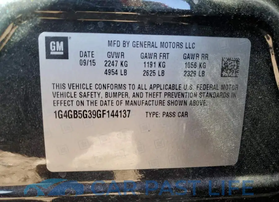 1G4GB5G39GF144137# 12